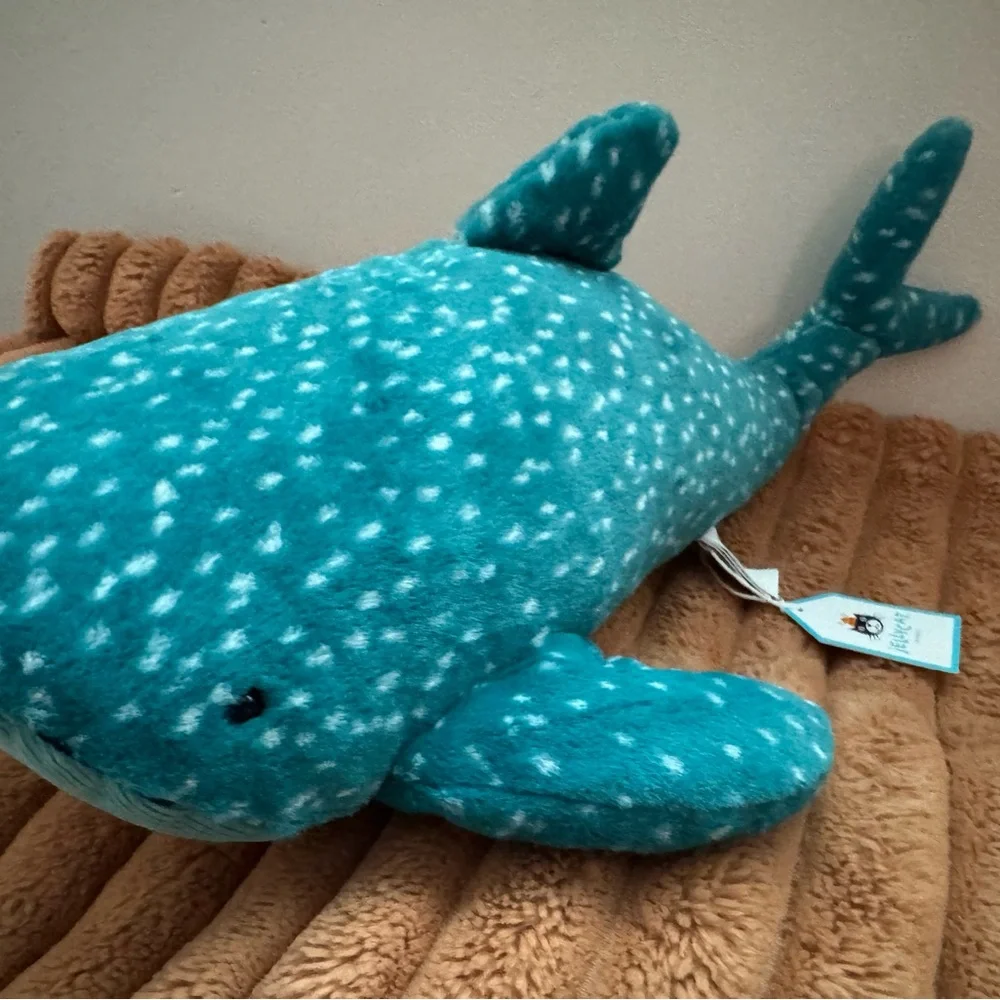 🔴 SOLD! 🔴Jellycat Gobfrey Whale Shark - Picture 3 of 7